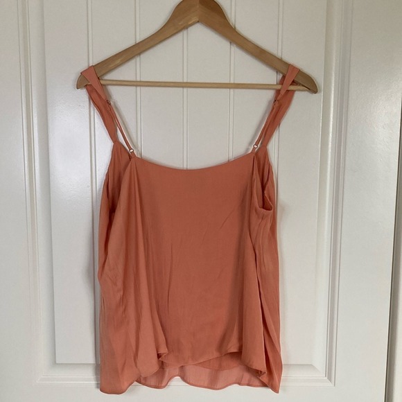 Evereve Women's Orange Camisole Tank Top Size Large Summer Career Feminine - Picture 8 of 9